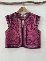 Load image in the gallery viewer,Colete curto em algodão duplo JANE
