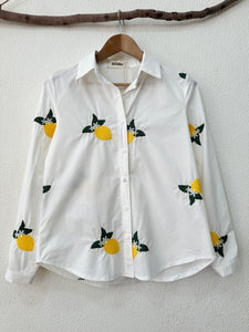 Camisa regular fit bordada LIMONCELLO