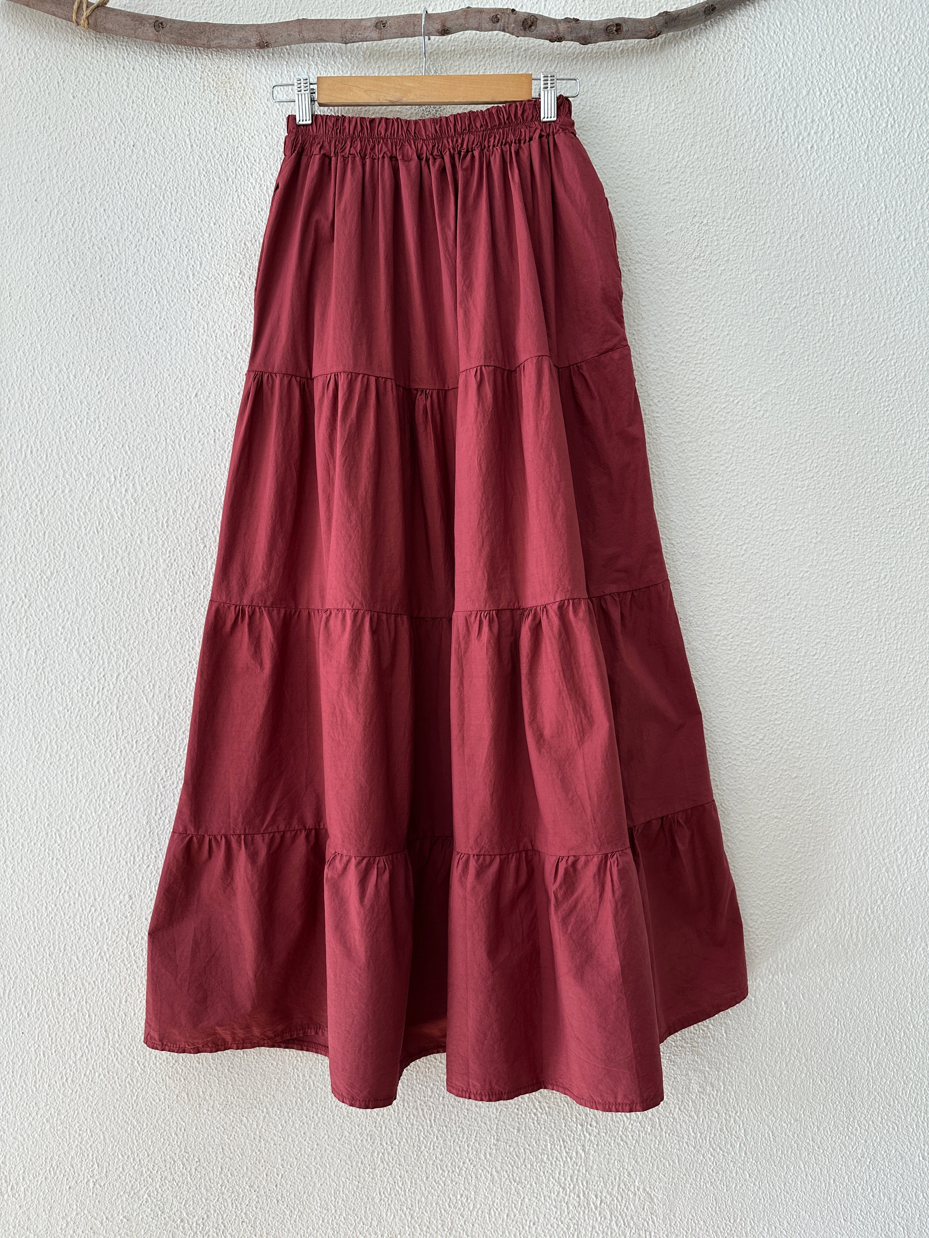 Saia comprida c/ bolsos EARTHY