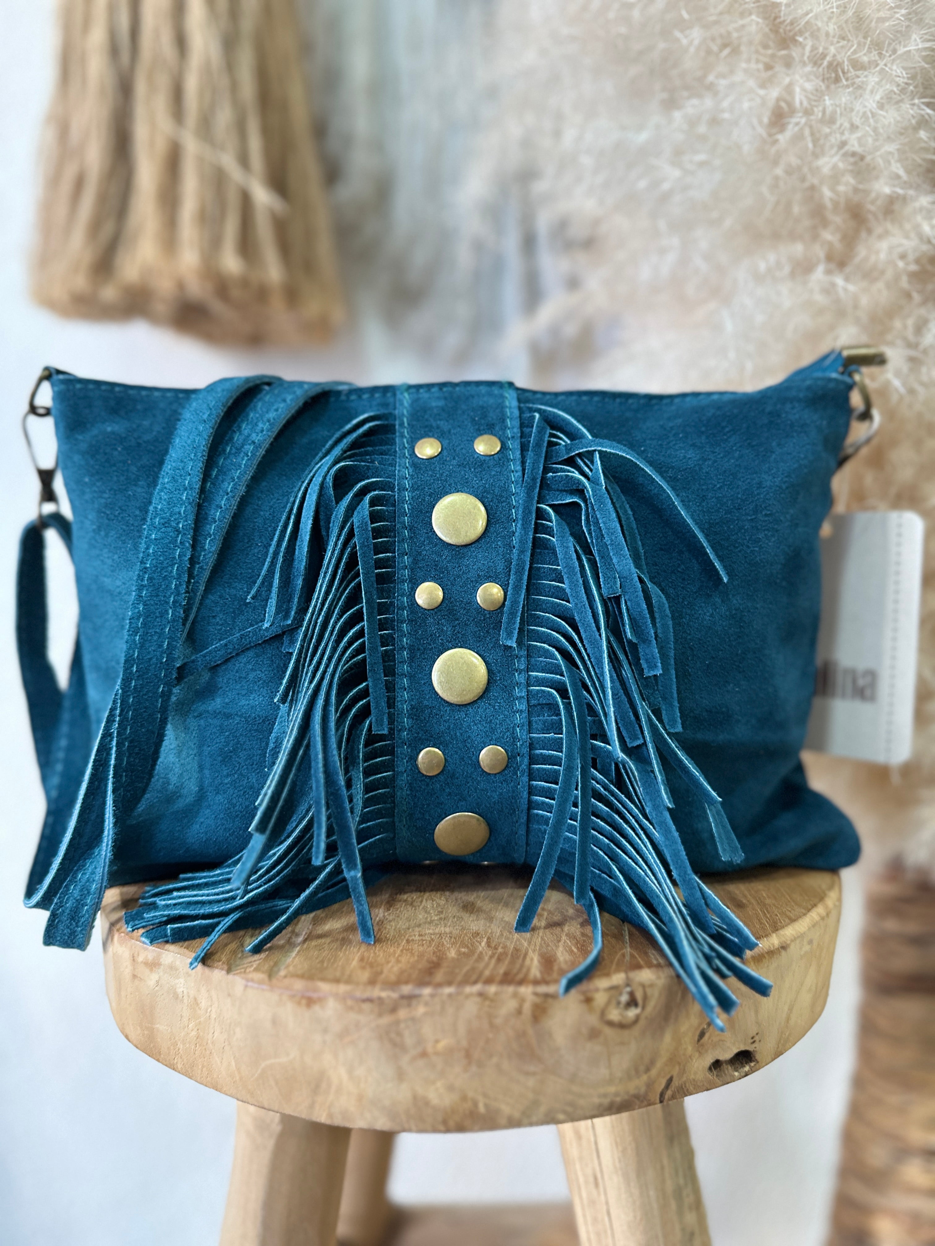 Clutch em pele CLEOPATRA