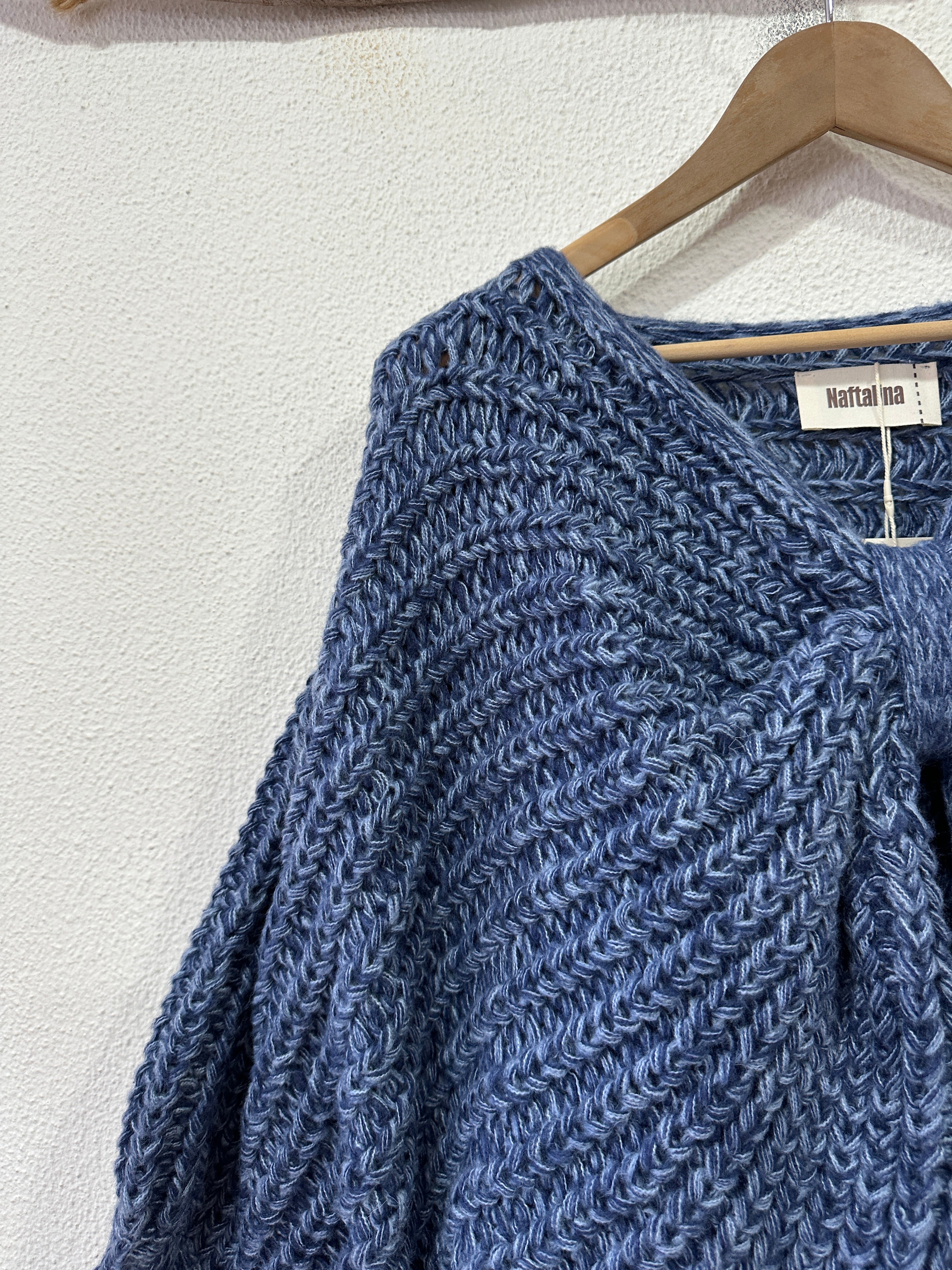 Poncho de malha LUMINOUS