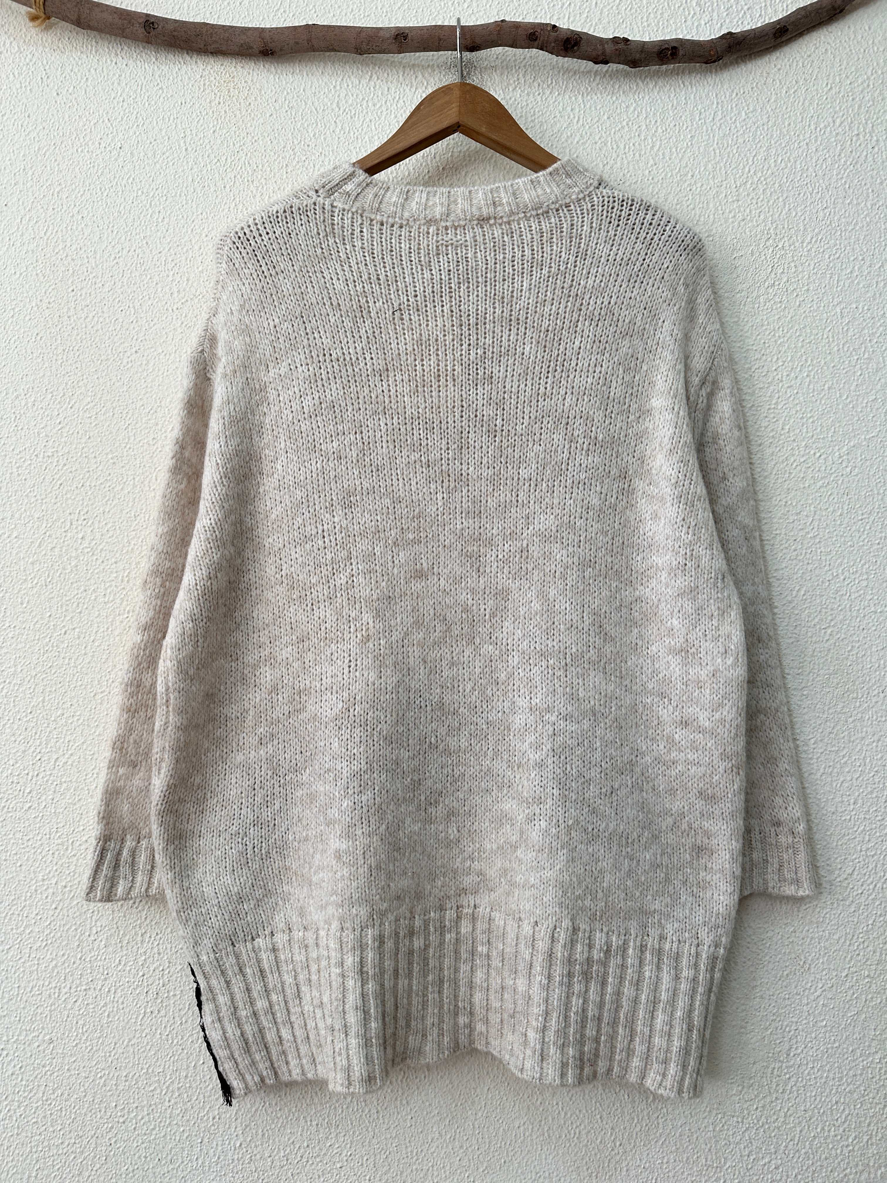 Camisola de malha assimétrica c/ renda CHEESECAKE