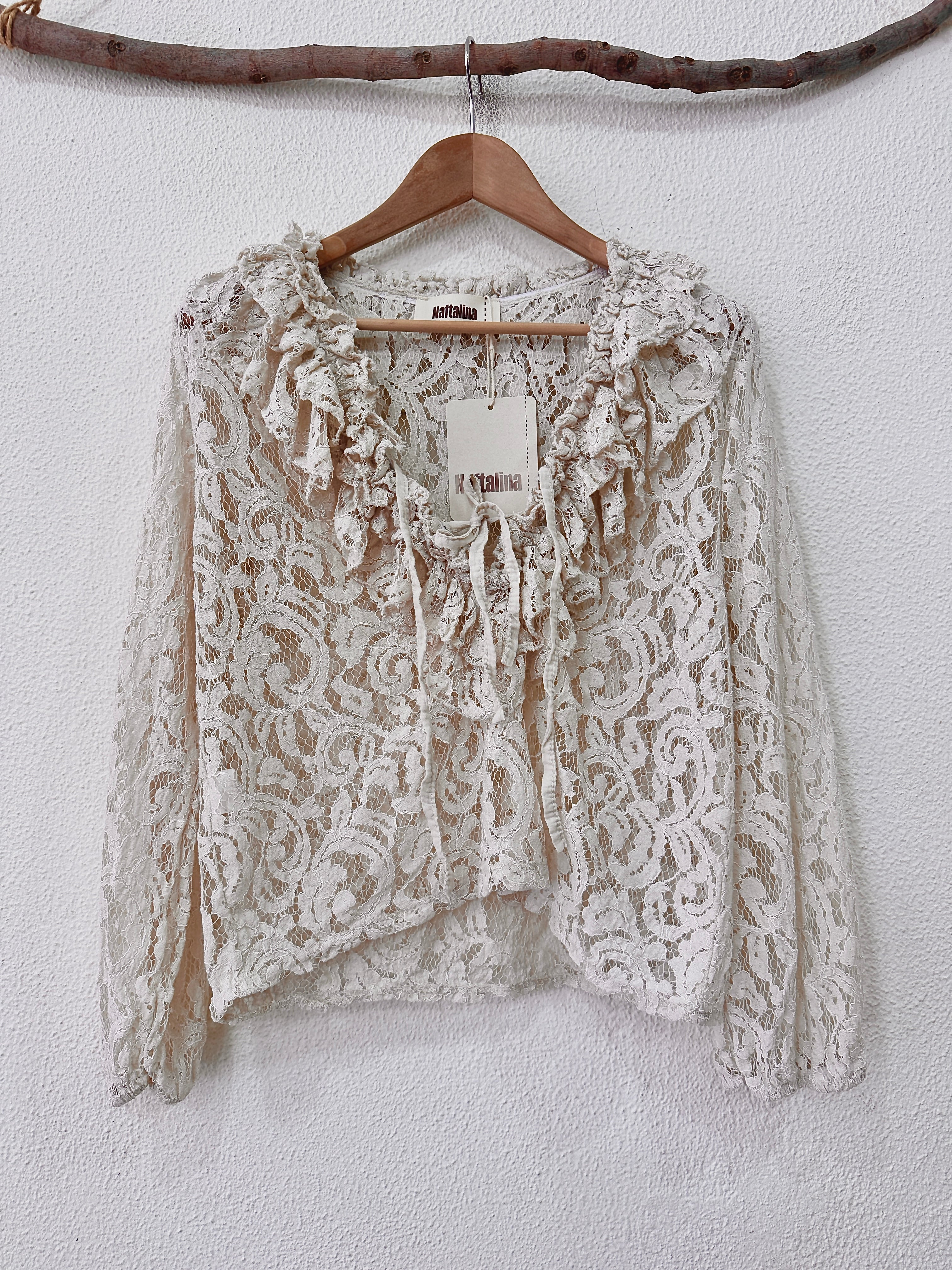 Túnica de renda c/ folhos ARIZONA