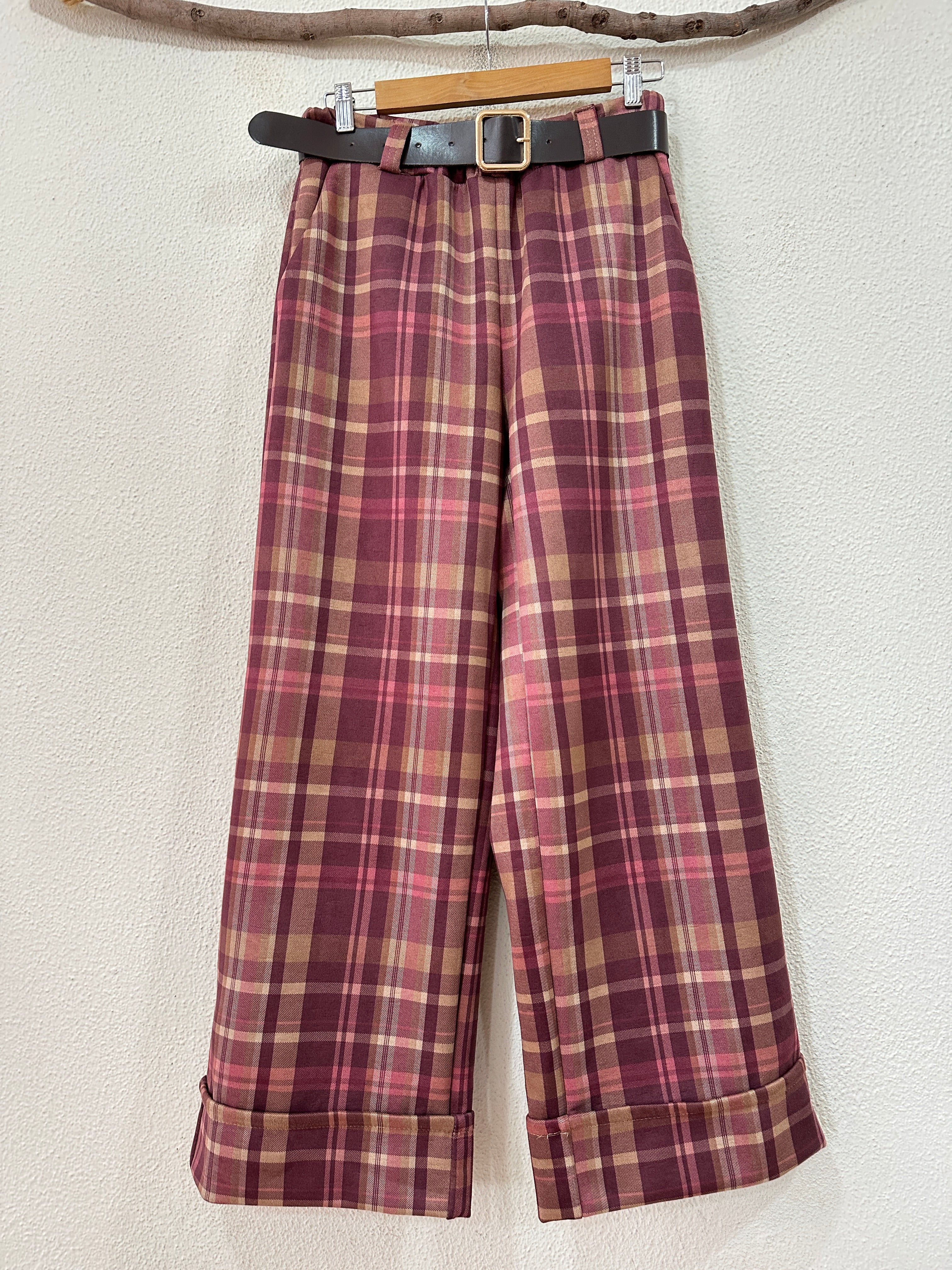 Pantalonas em suede c/virola RACHEL