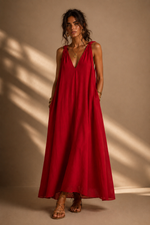 Carica l'immagine nel visualizzatore della galleria,Vestido em algodão c/ forro OAKLEY
