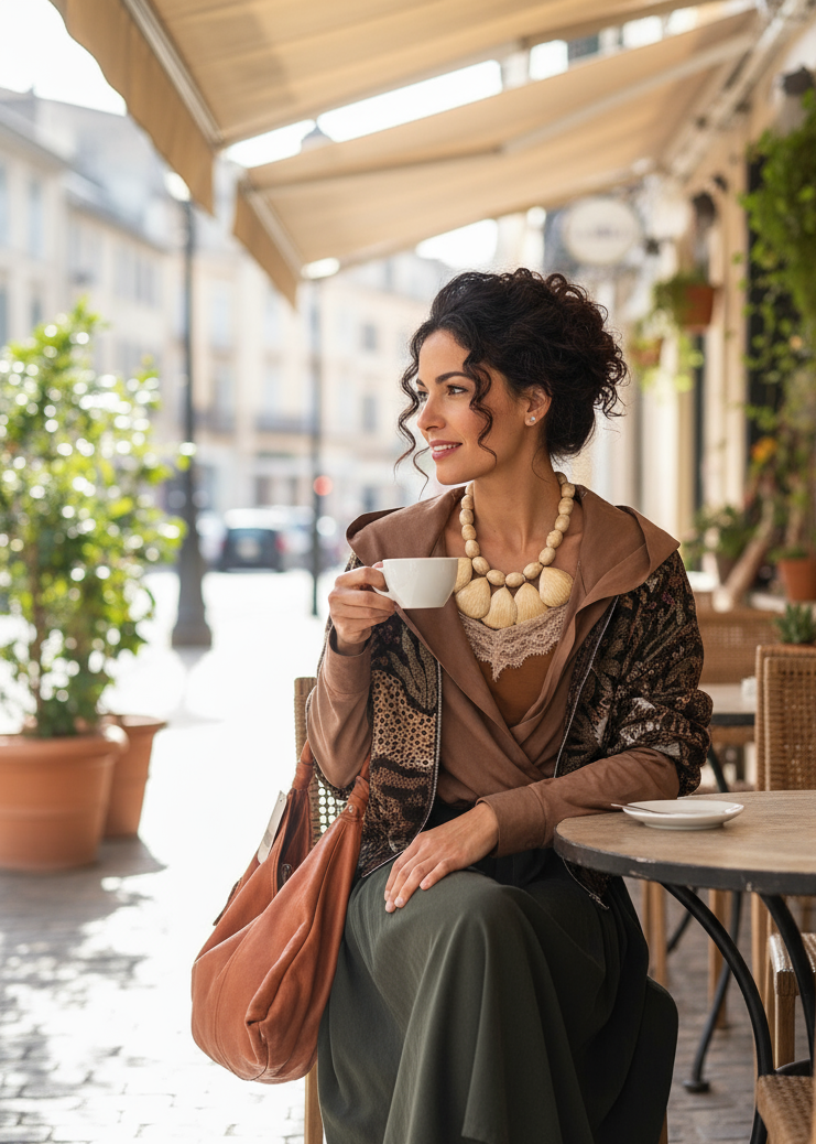 Bomber em fazenda c/bolsos ITURI