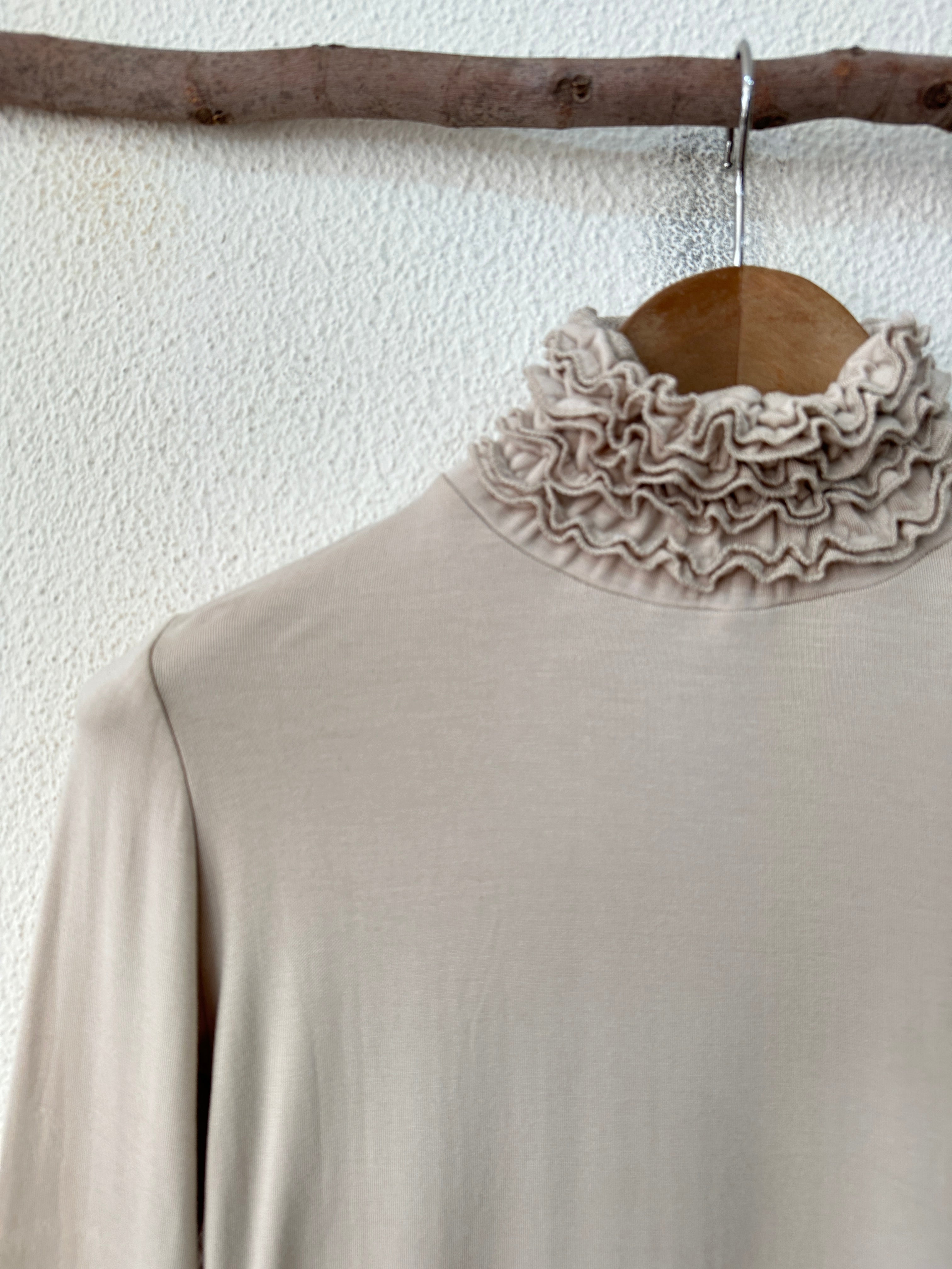 Camisola efeito segunda pele c/ gola TOUCH