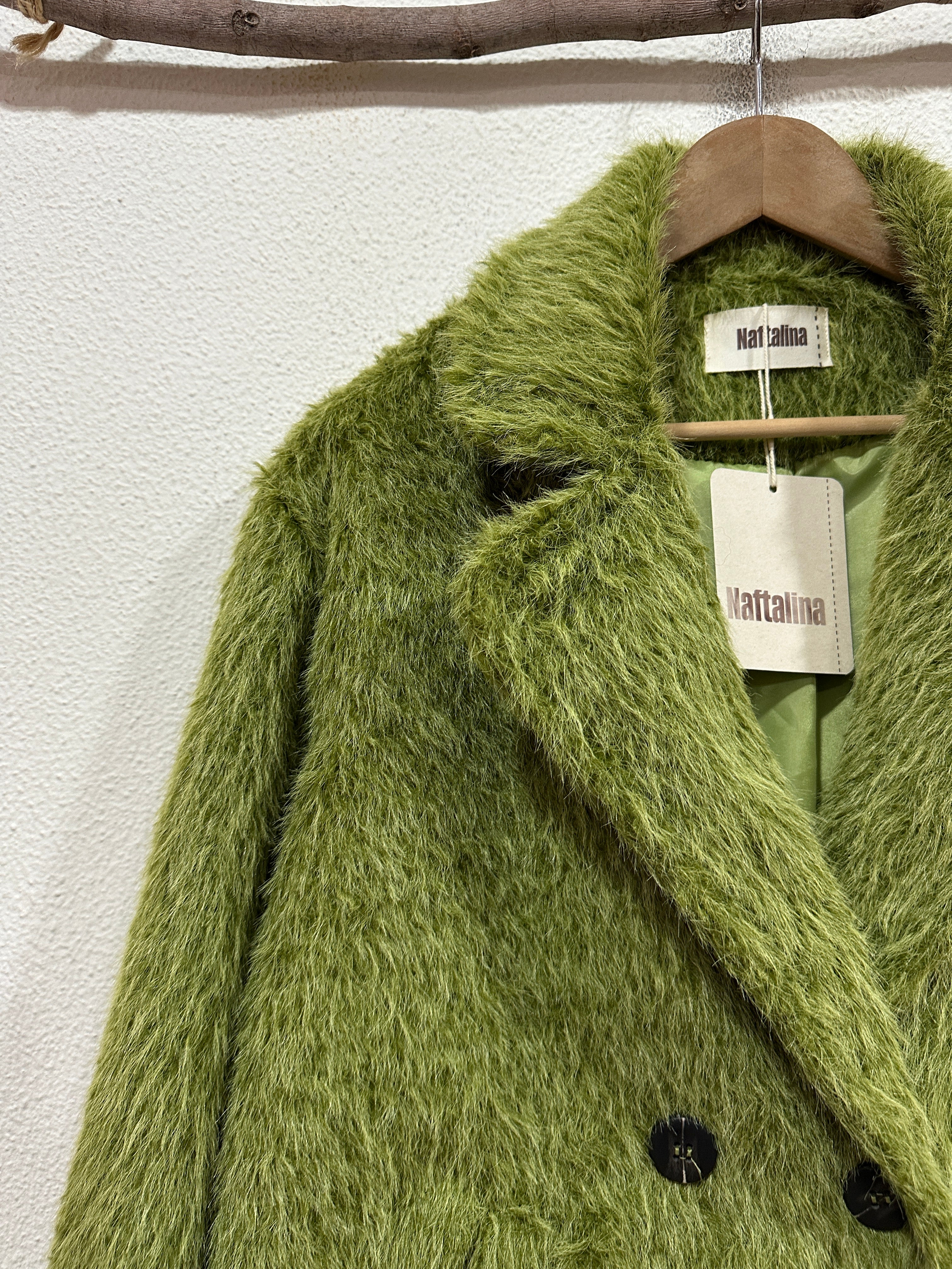 Casaco de efeito pelúcia forrado QUEBEC