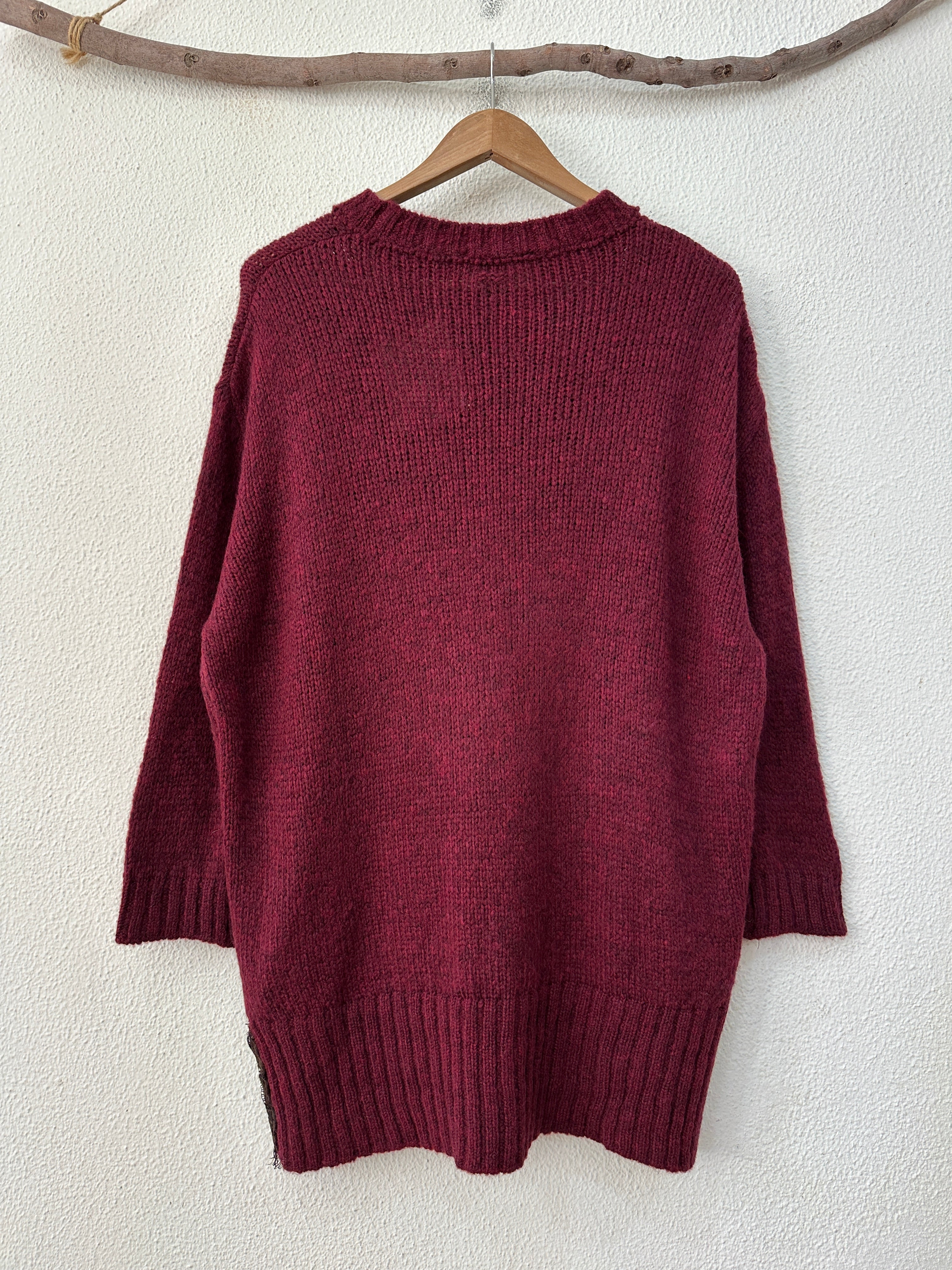 Camisola de malha assimétrica c/ renda CHEESECAKE