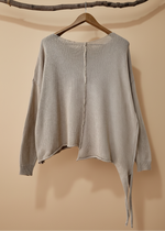 Load image in the gallery viewer,Camisola em malha de algodão DUNES
