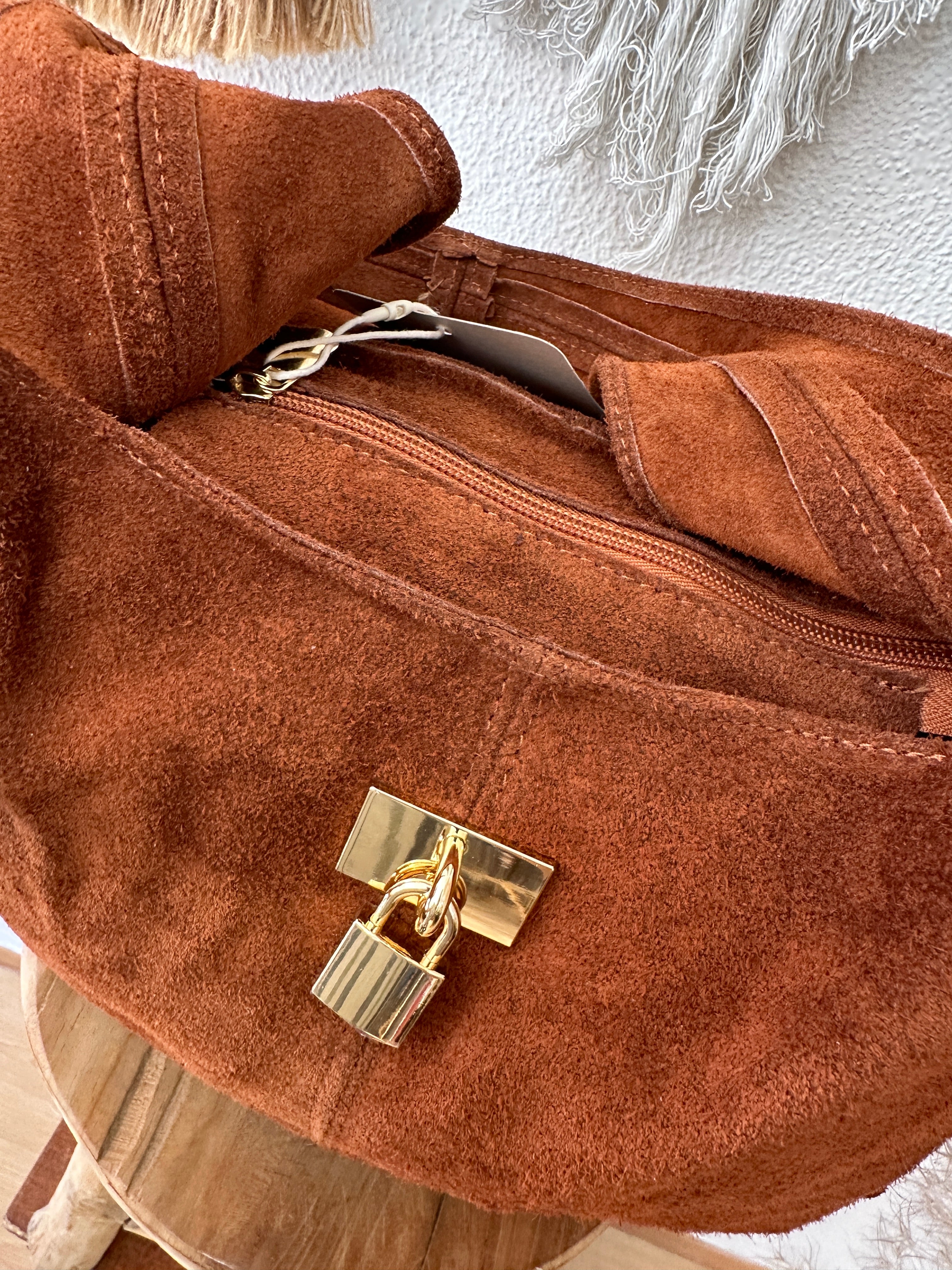 Mala tipo shopper em pele CAMILLE