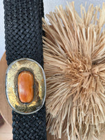 Carregar imagem no visualizador da galeria, Cinto em pele entrançada ABSENT
