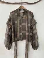 Load image in the gallery viewer,Túnica em chiffon c/laçada MUSK
