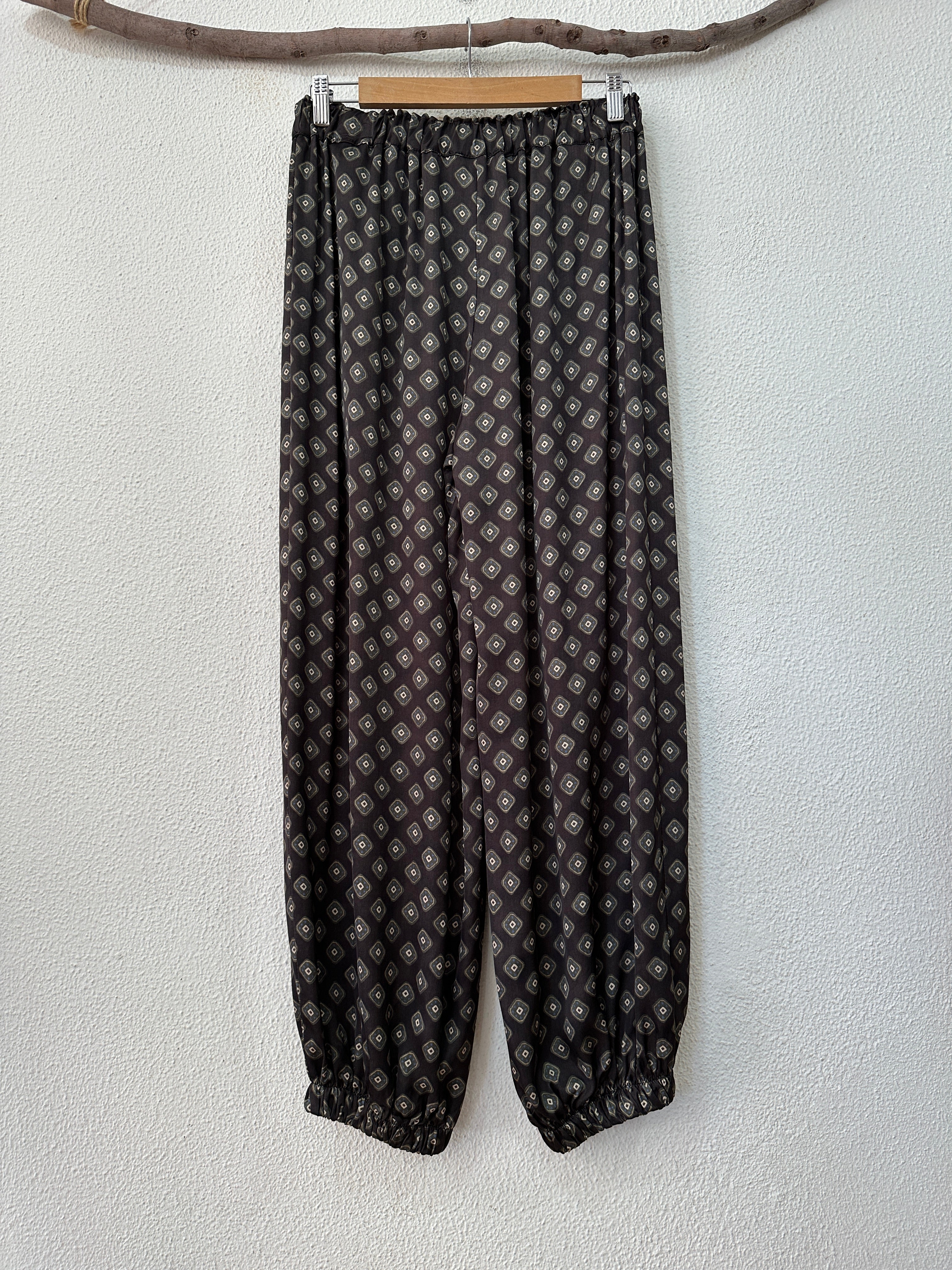 Calças em cetim estilo bombachas MERZOUGA