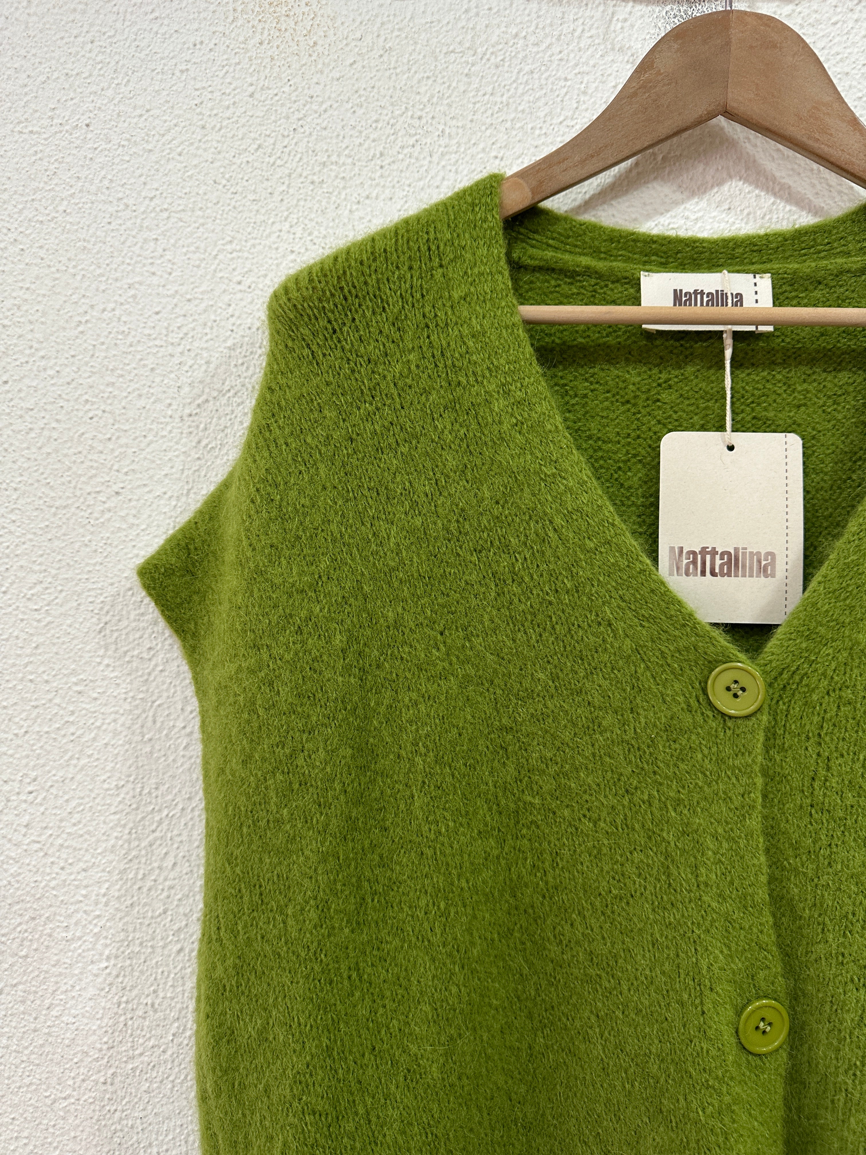 Colete oversize em malha ALPES