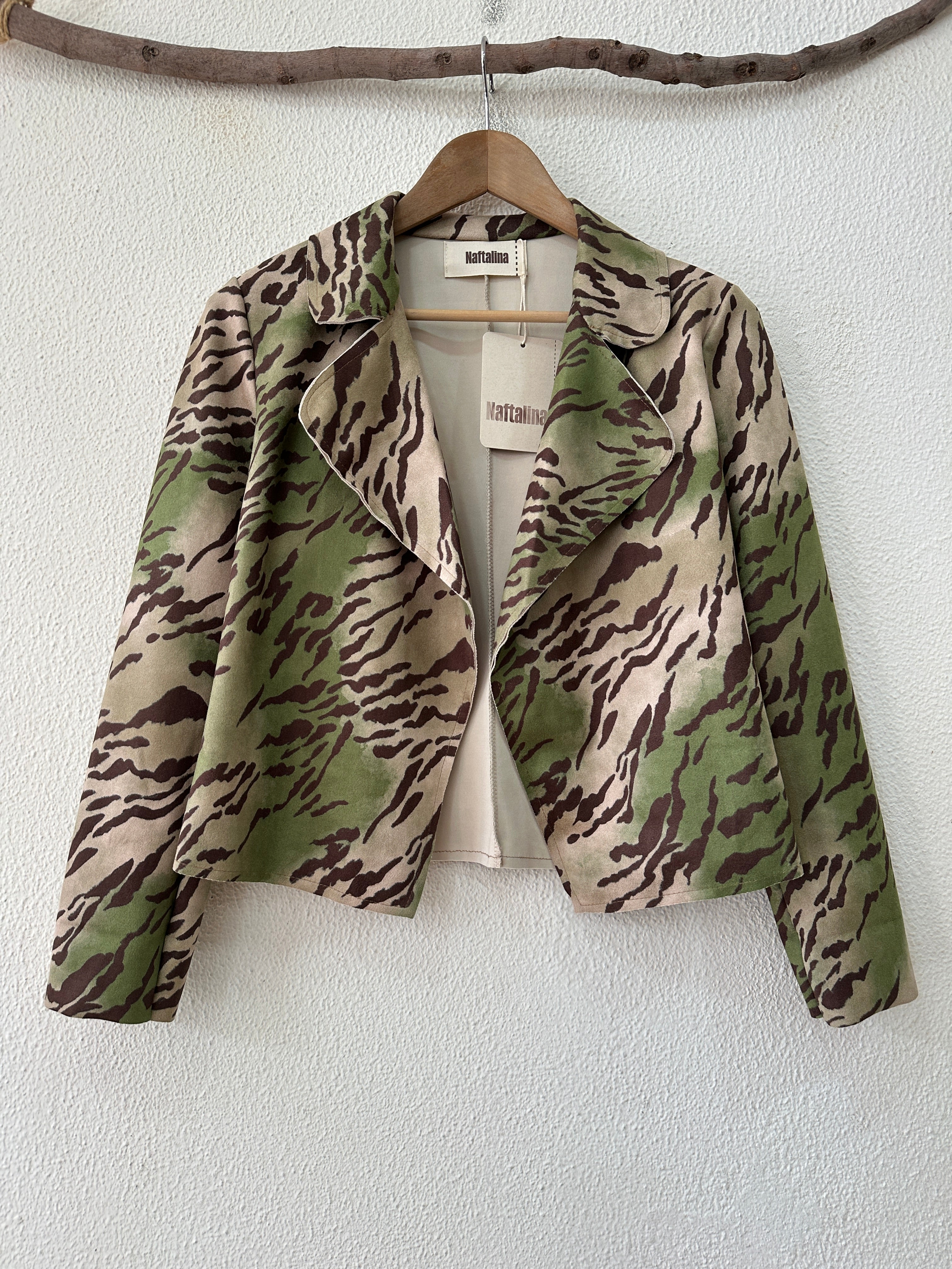 Blusão efeito suede FEARLESS