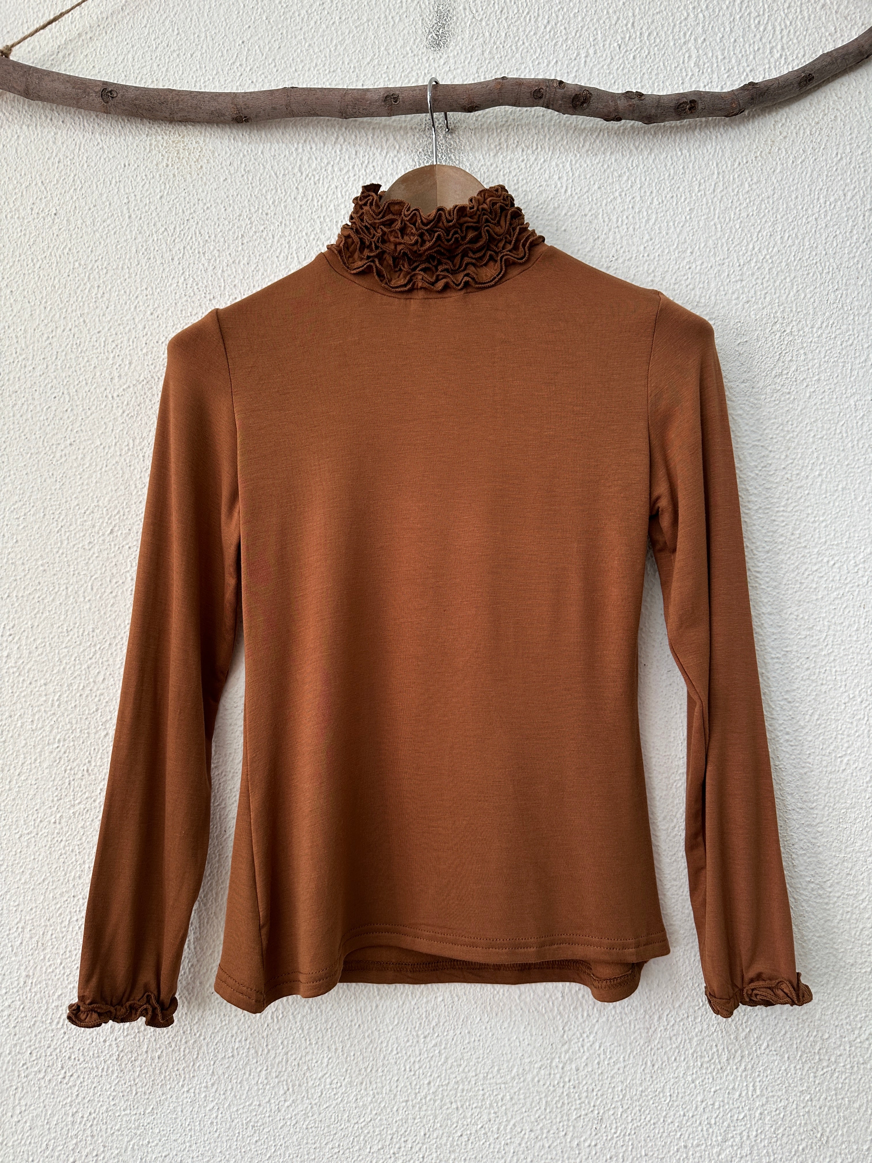 Camisola efeito segunda pele c/ gola TOUCH