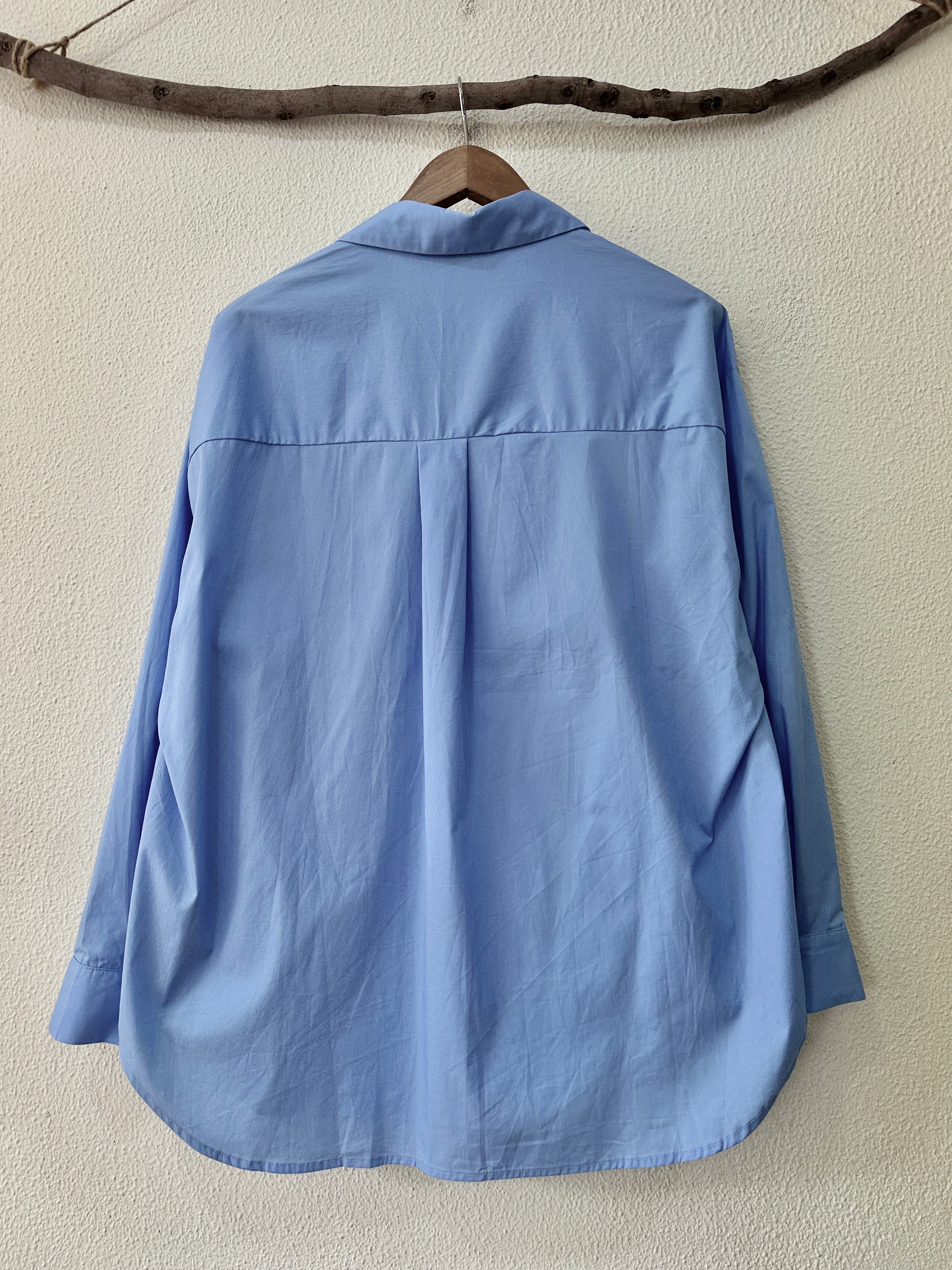 Camisa oversize c/franjas ATLÂNTIDA