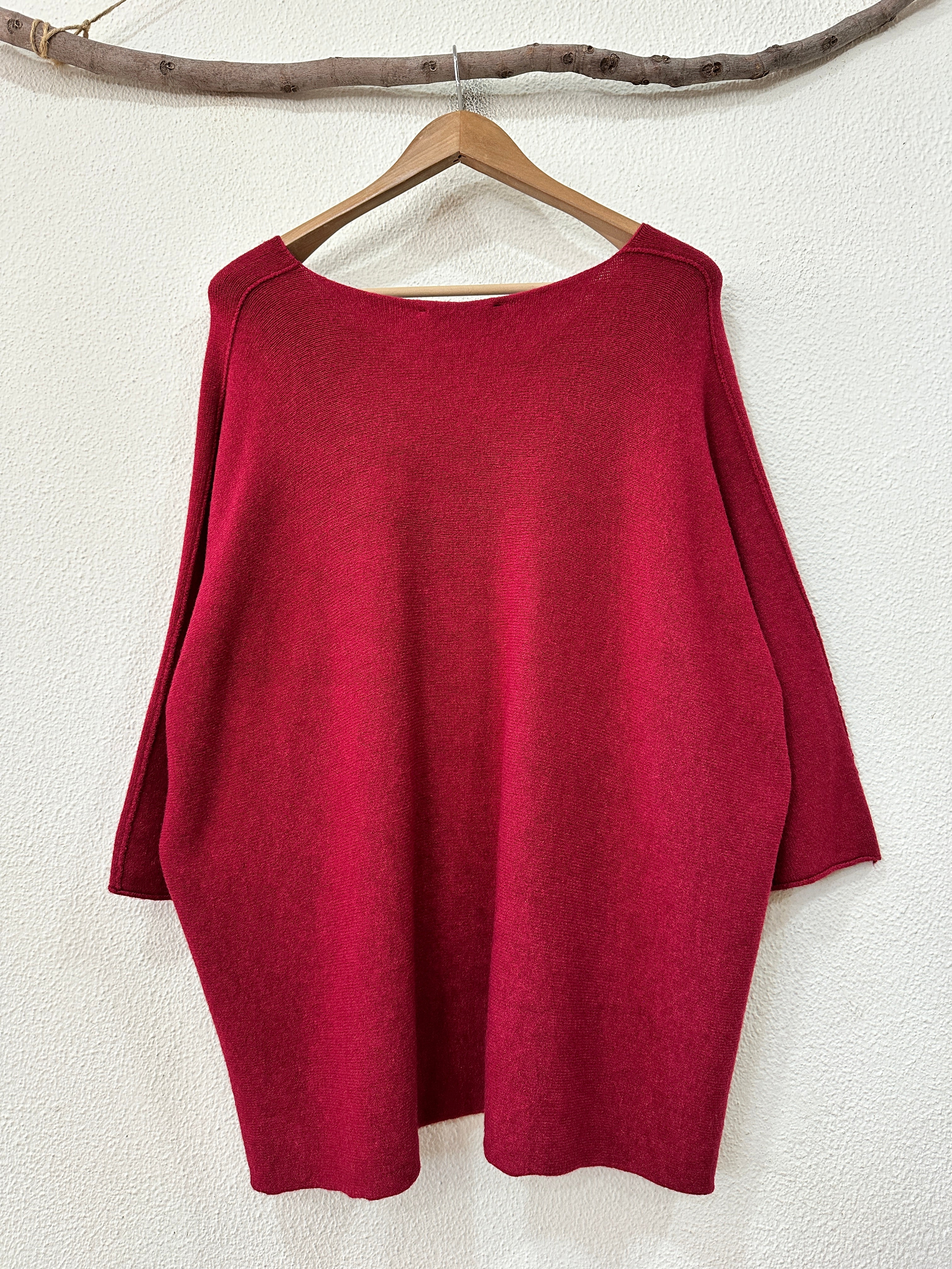 Camisola de malha fina oversize PENELOPE