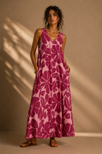 Chargez l'image dans la visionneuse de la galerie,Vestido de malha fria c/ bolsos HIBISCUS
