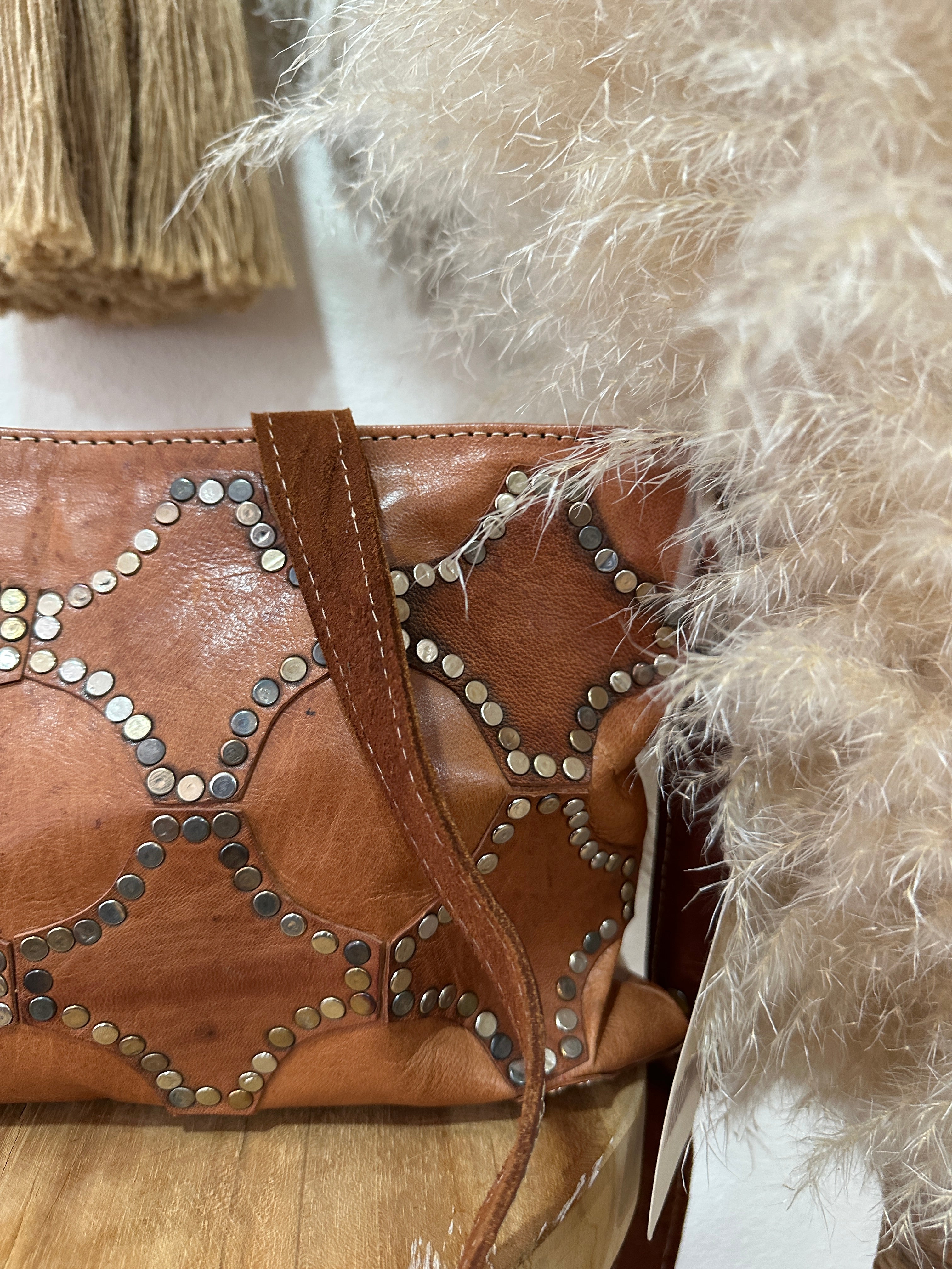 Clutch em pele MEKNÈS