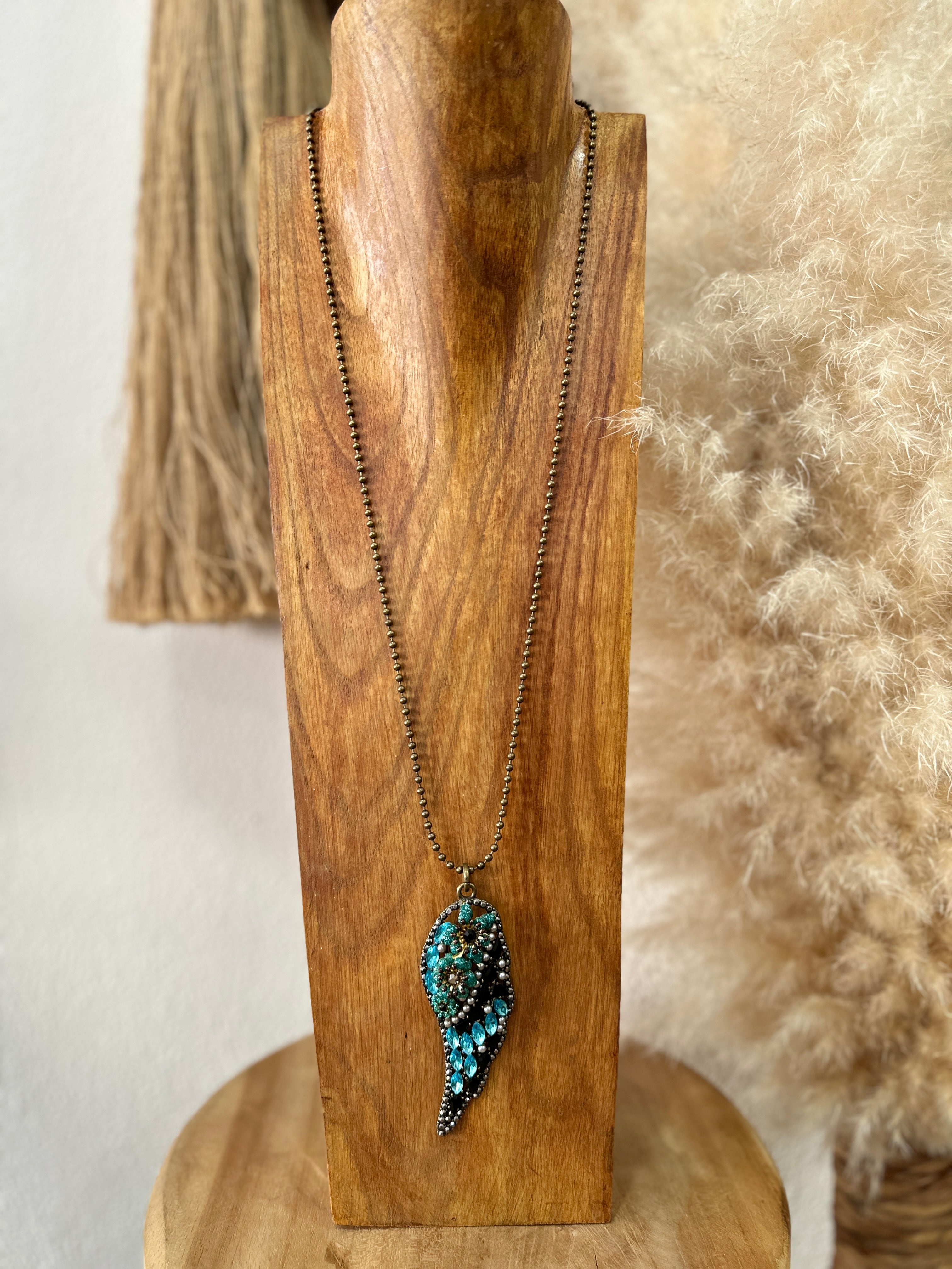 Colar comprido FEATHER