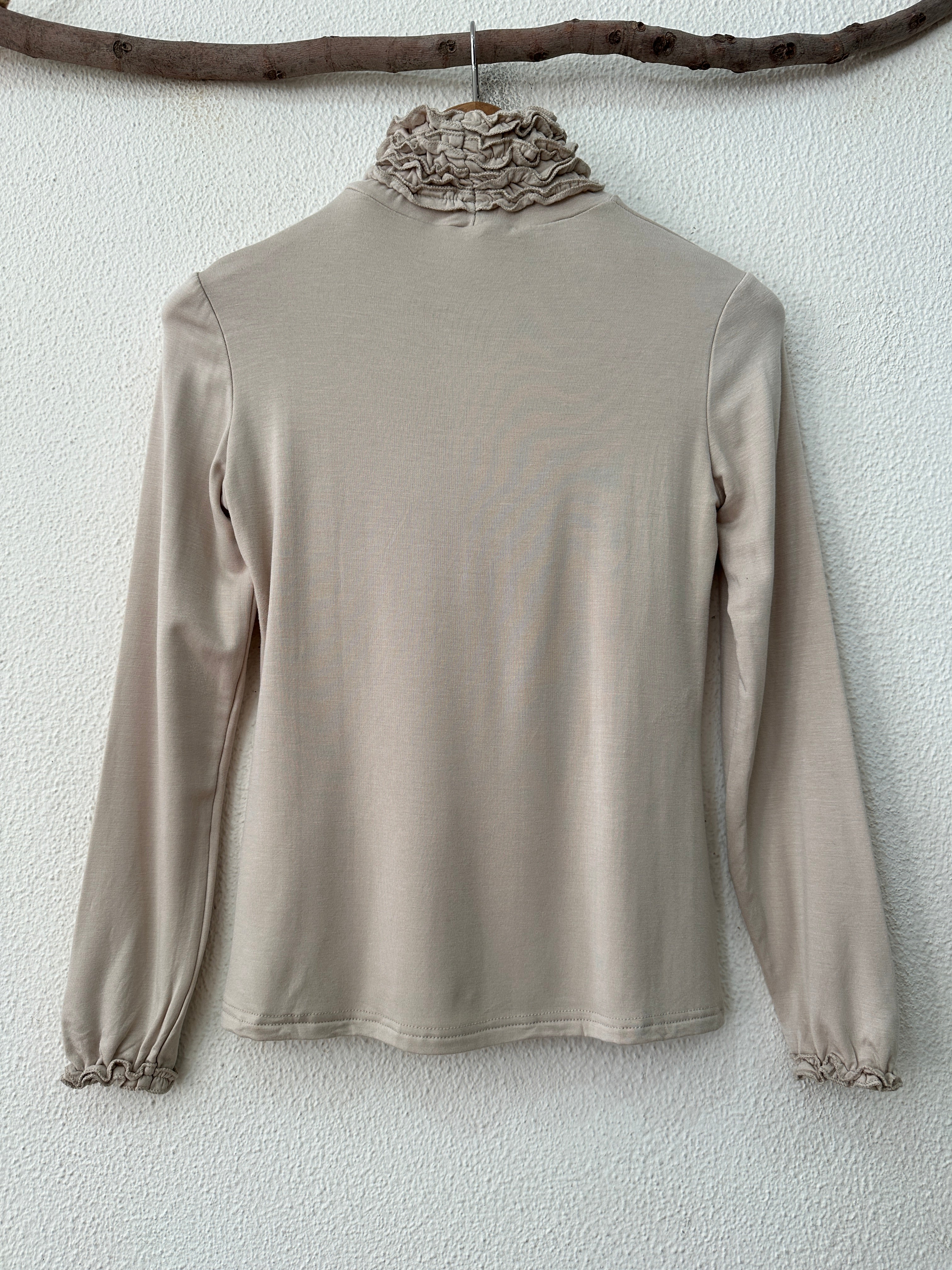 Camisola efeito segunda pele c/ gola TOUCH