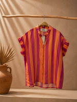 Cargue la imagen en el visor de la galería,Camisa efeito chiffon SUNRISE
