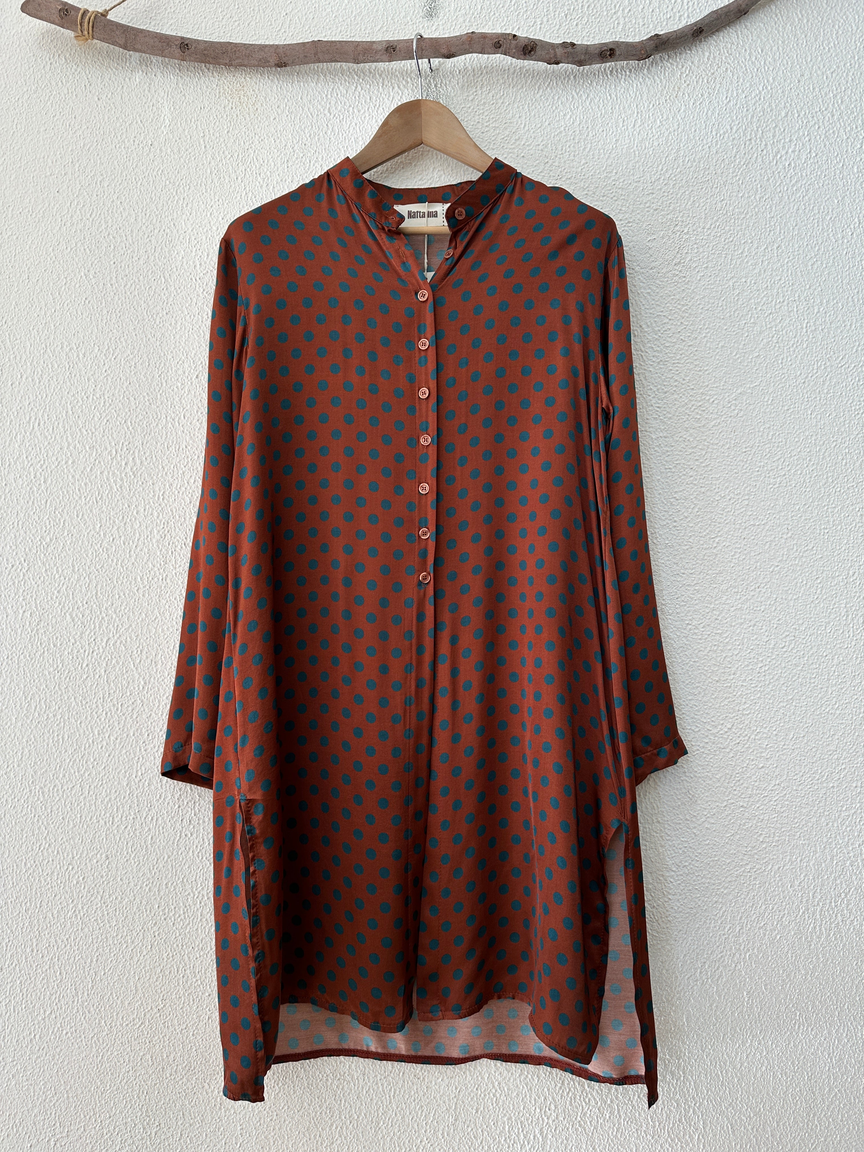 Túnica comprida c/ seda INGRID