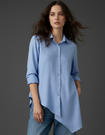 Load image in the gallery viewer,Camisa assimétrica em oxford LONDON
