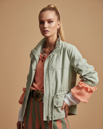 Cargue la imagen en el visor de la galería,Casaco oversize de sarja JADE
