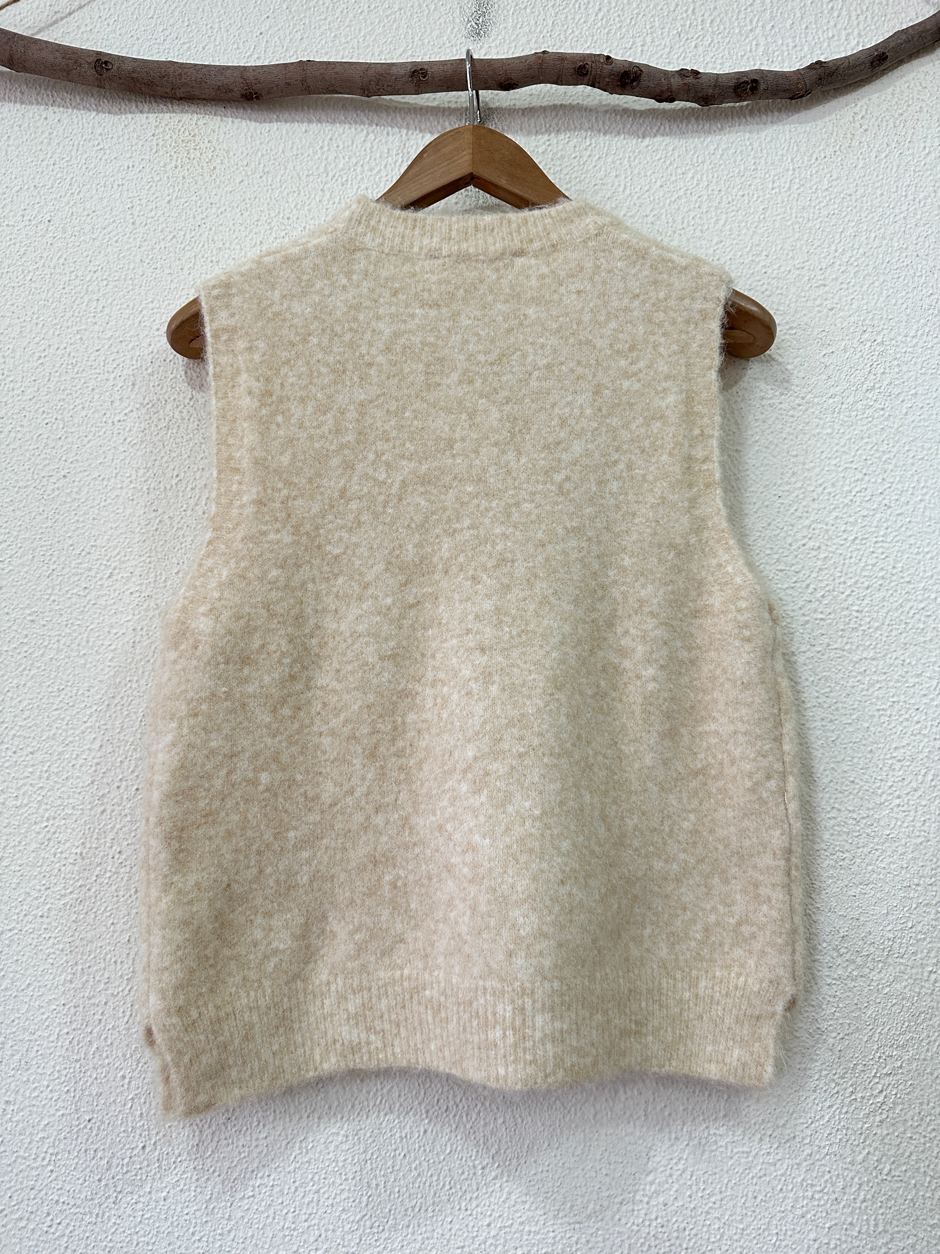 Colete de malha c/ aplicações MALORY