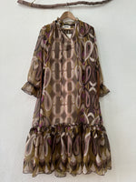 Carregar imagem no visualizador da galeria, Vestido em chiffon c/ cinto ELEGANCE
