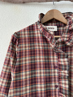 Carregar imagem no visualizador da galeria, Camisa em flanela c/ folho BRIGITTE
