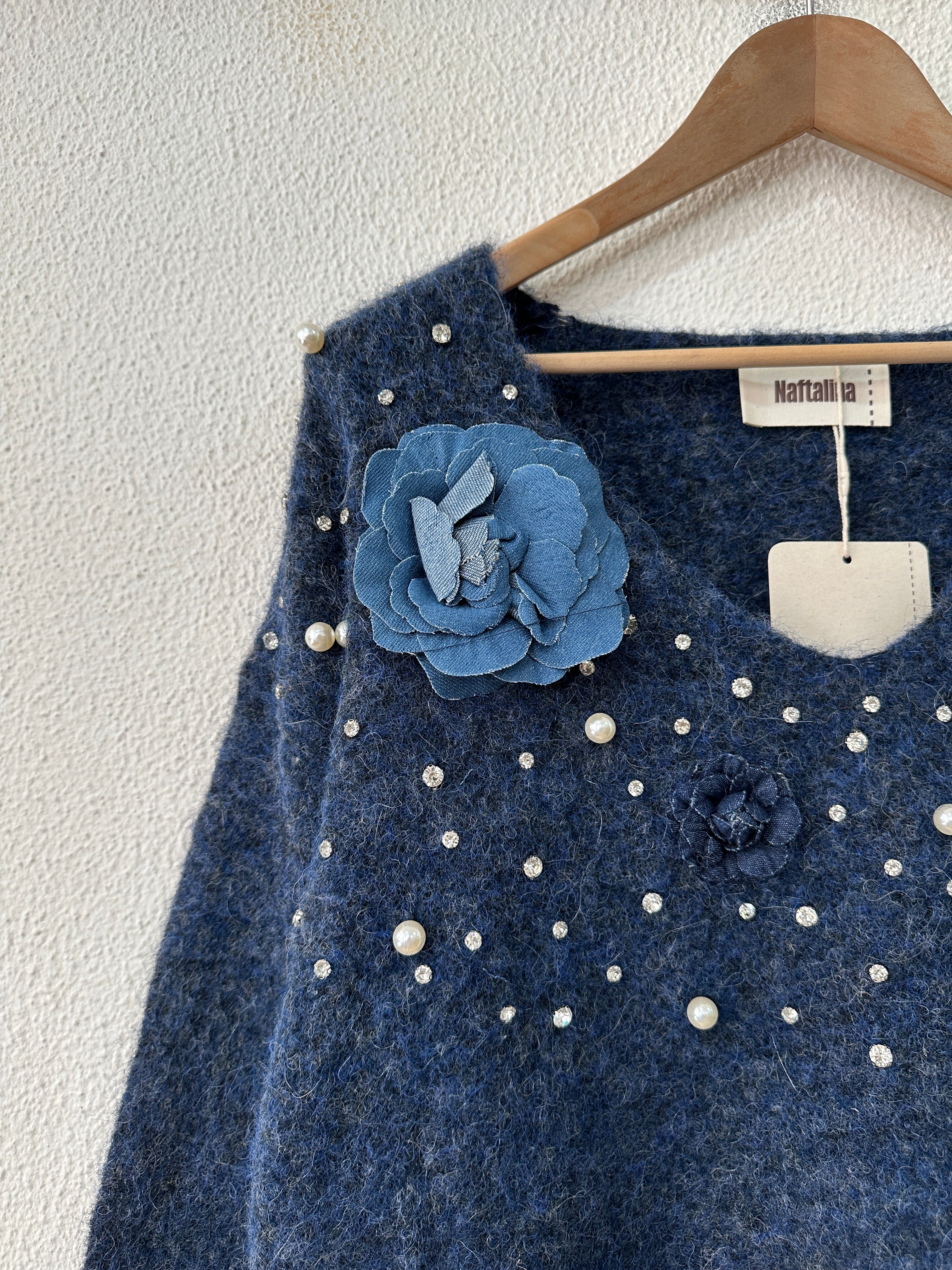 Camisola de malha c/ aplicações CONSTELATION