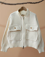 Carica l'immagine nel visualizzatore della galleria,Casaco em malha c/fecho RELISH
