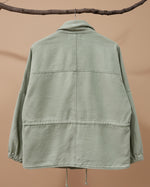 Cargue la imagen en el visor de la galería,Casaco oversize de sarja JADE
