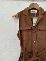 Load image in the gallery viewer,Vestido em camurça estilo cargo SHELBY
