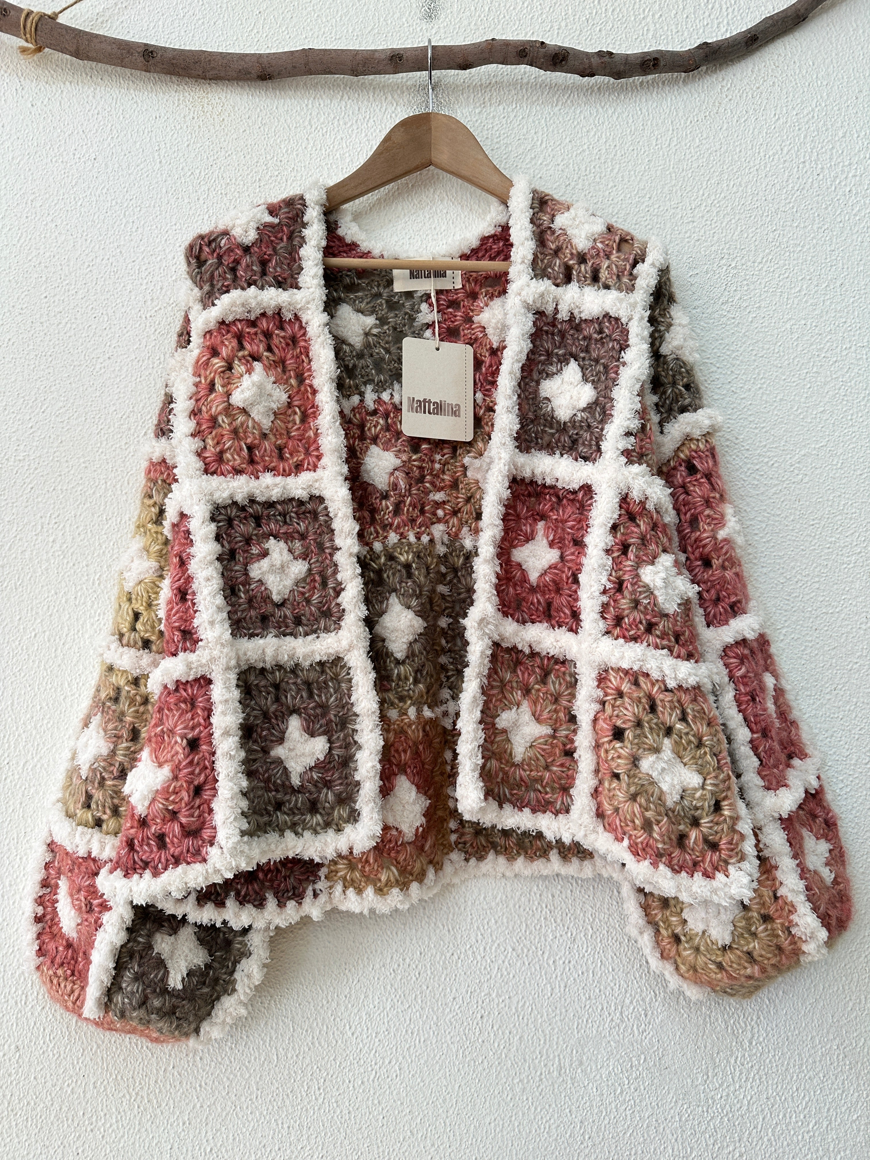 Casaco de malha feito à mão WANDA