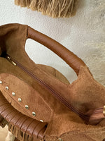 Carregar imagem no visualizador da galeria, Mala em camurça c/franjas PÁDOVA
