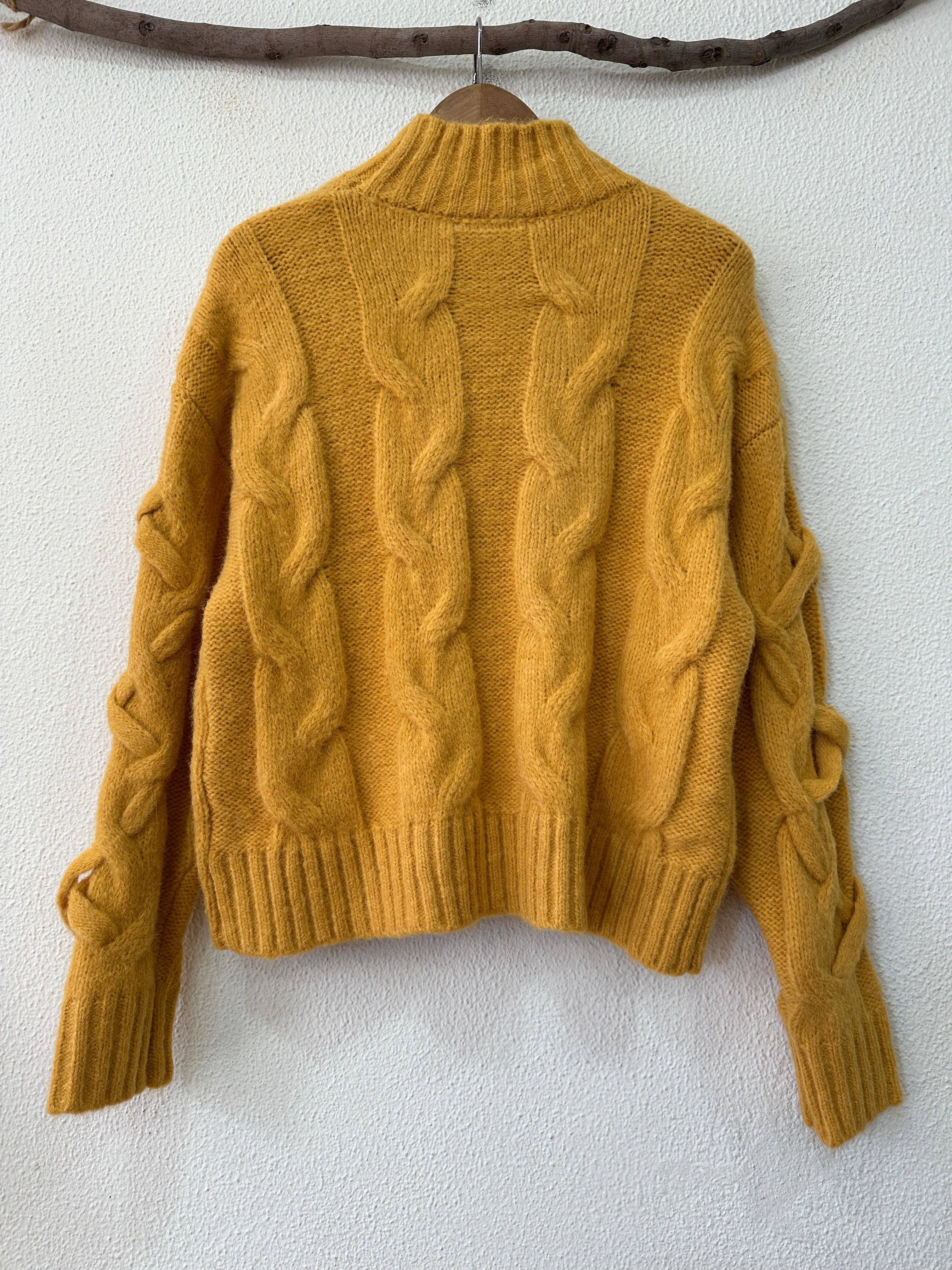 Camisola de malha c/ torcidos ZLATA