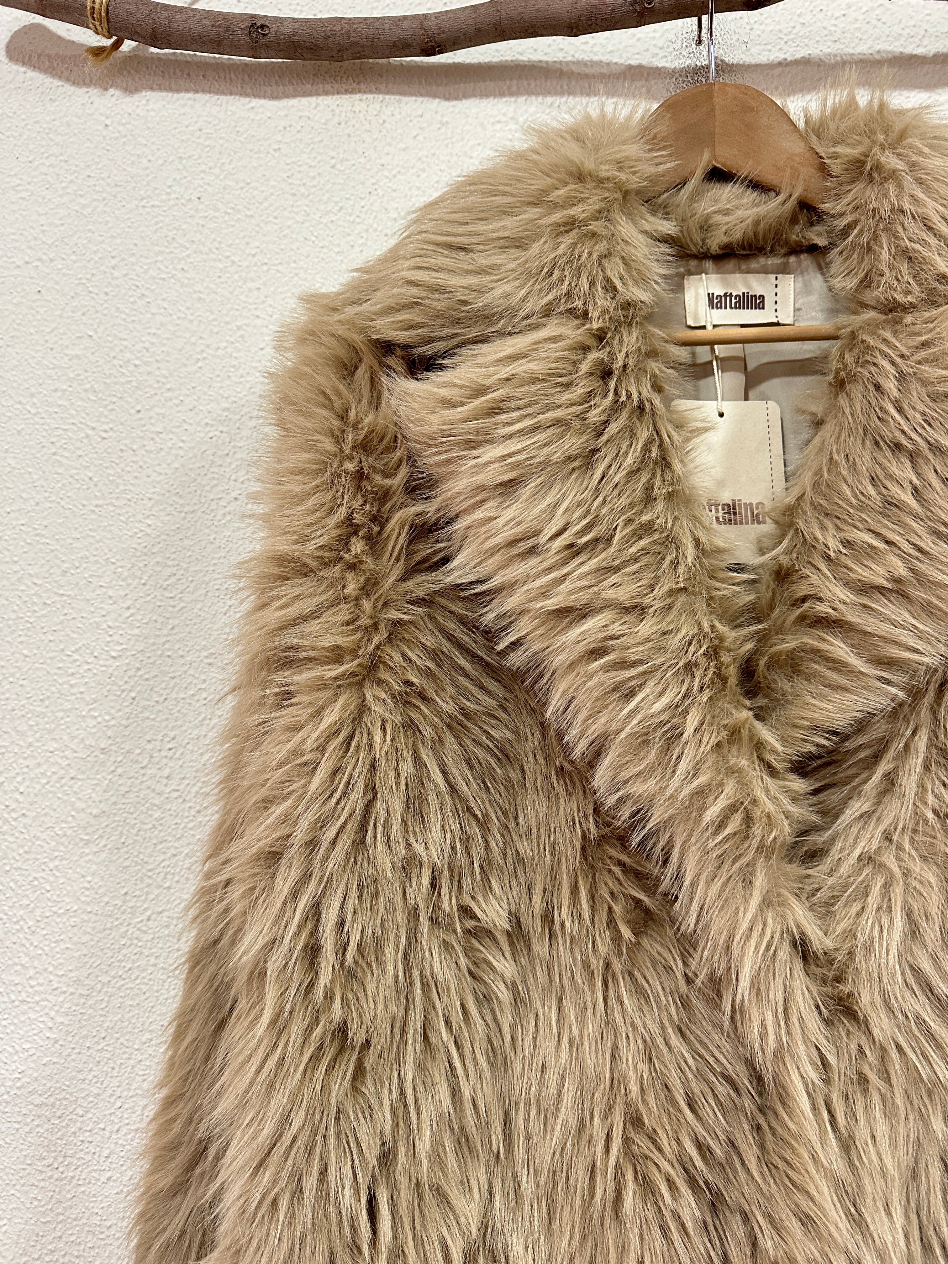 Casaco comprido em pelo sintético GRENOBLE