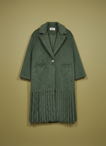 Load image in the gallery viewer,Sobretudo efeito pelúcia c/ franjas MOHAWK
