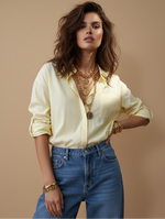 Cargue la imagen en el visor de la galería,Camisa oversize em algodão LIGHT
