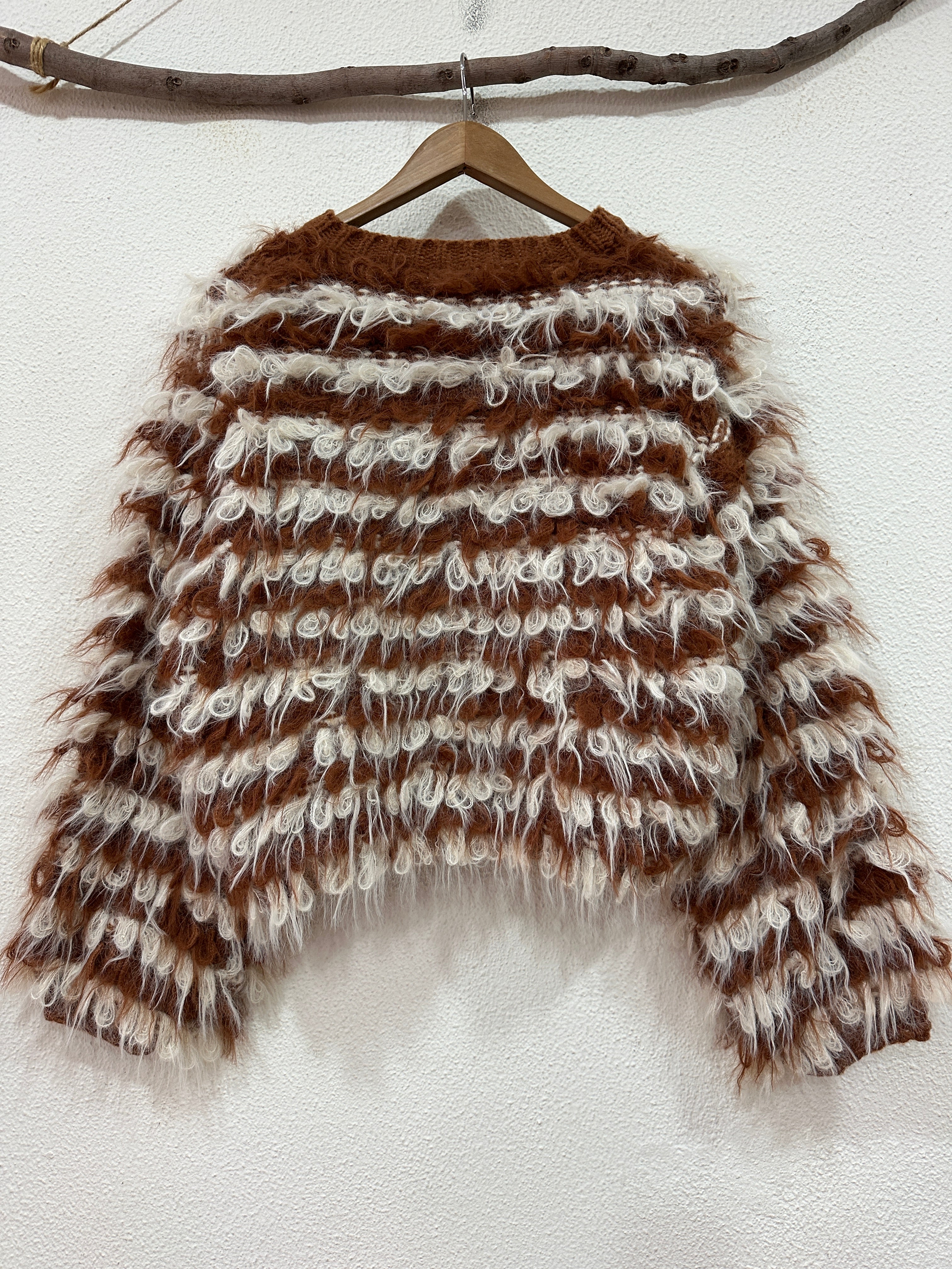 Casaco de malha c/laçadas COSMOS