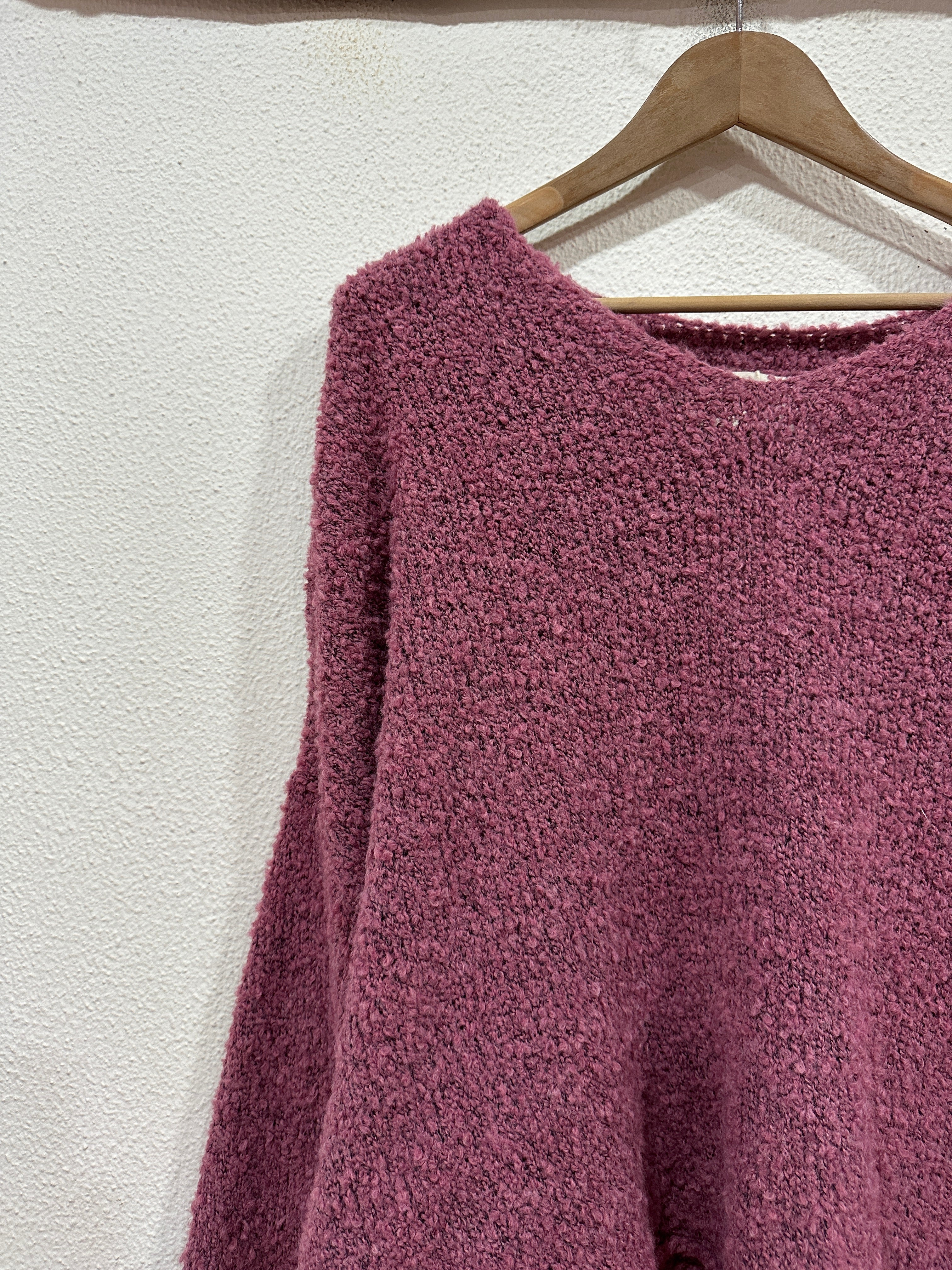 Camisola de malha oversise assimétrica YOLANDA