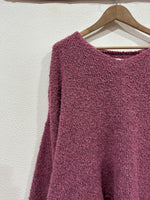 Load image in the gallery viewer,Camisola de malha oversise assimétrica YOLANDA
