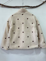 Load image in the gallery viewer,Casaco polar reversível c/ bordados LIVELY
