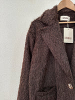 Carregar imagem no visualizador da galeria, Sobretudo efeito pelúcia c/ franjas MOHAWK
