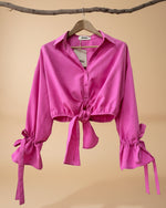 Carica l'immagine nel visualizzatore della galleria,Camisa curta c/ nó MINT
